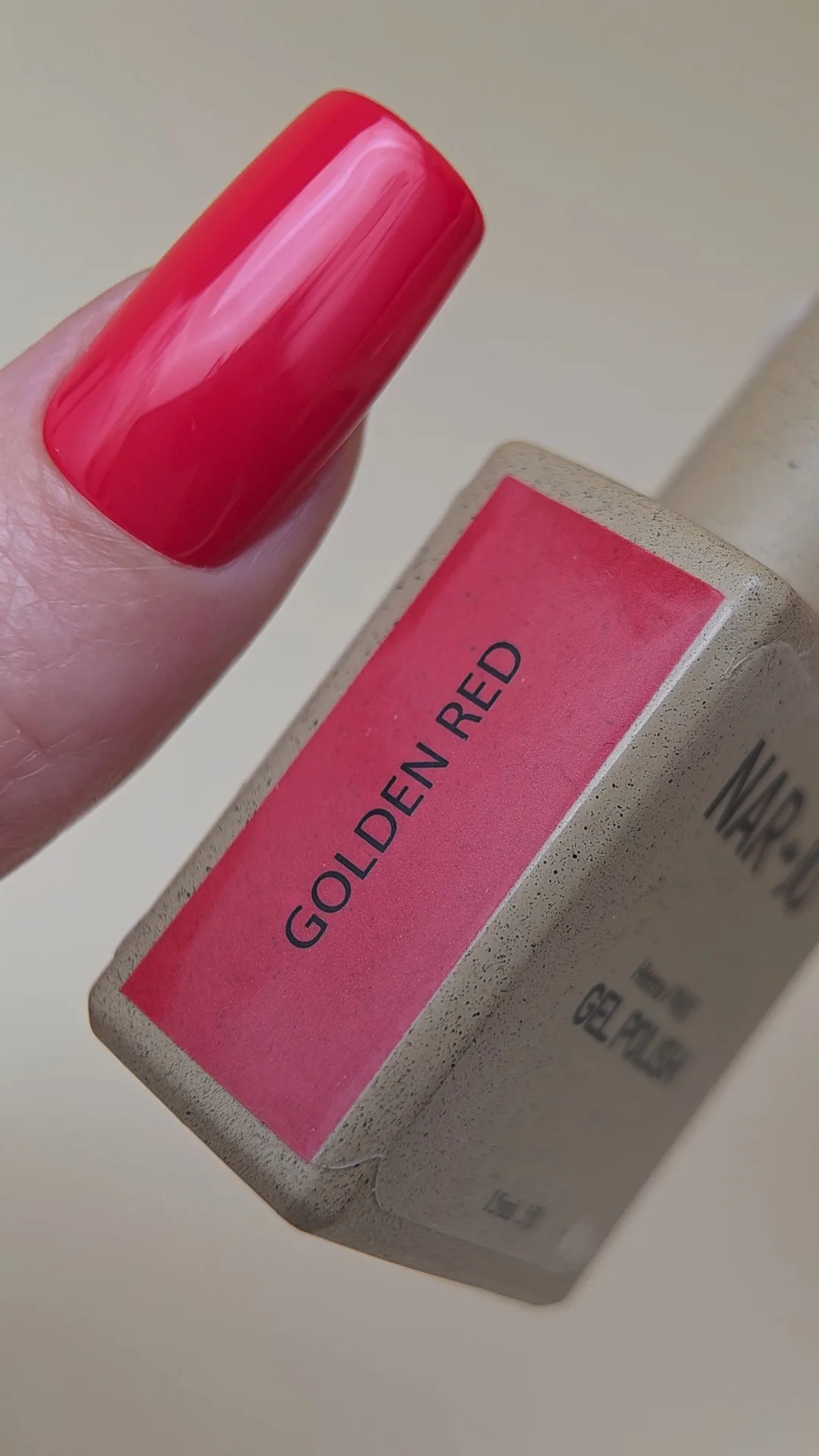 Narjo Golden Red Gel Polish