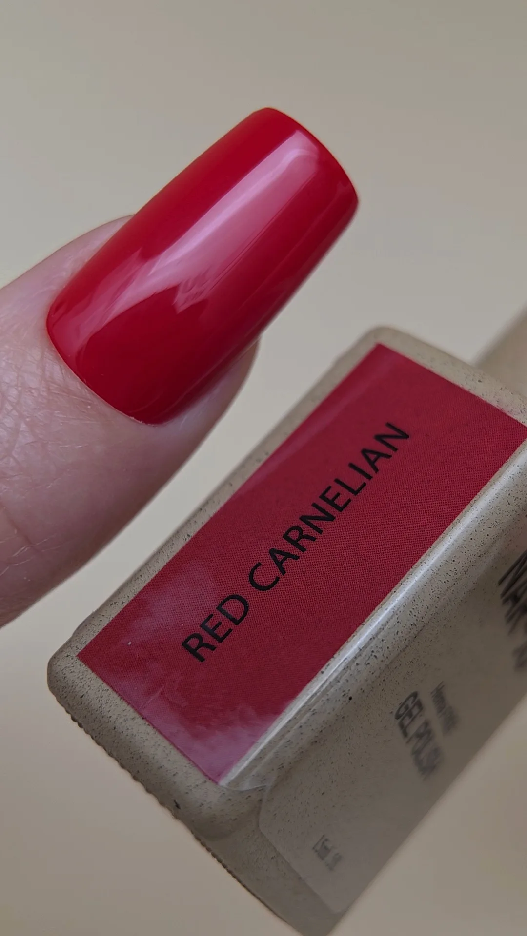 Narjo Red Carnelian Gel Polish