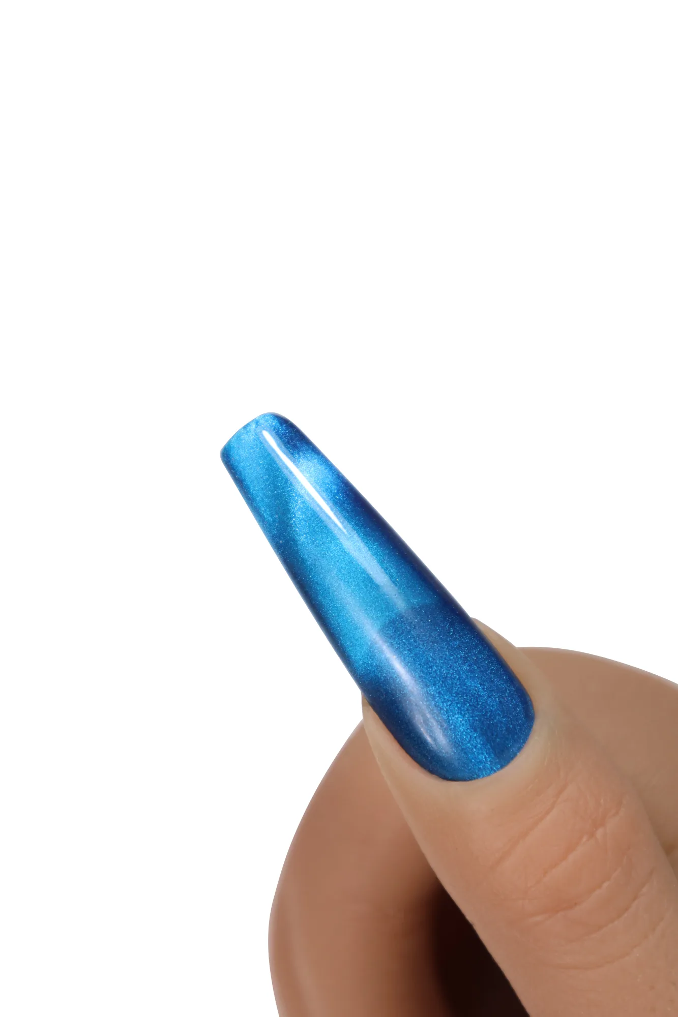 Narjo Blue Ice Flare Cat Eye Gel Polish