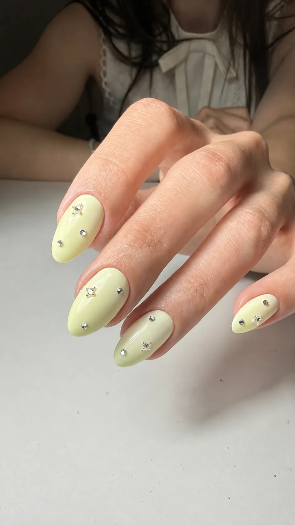 Narjo Yellow Glimmer Gel Polish