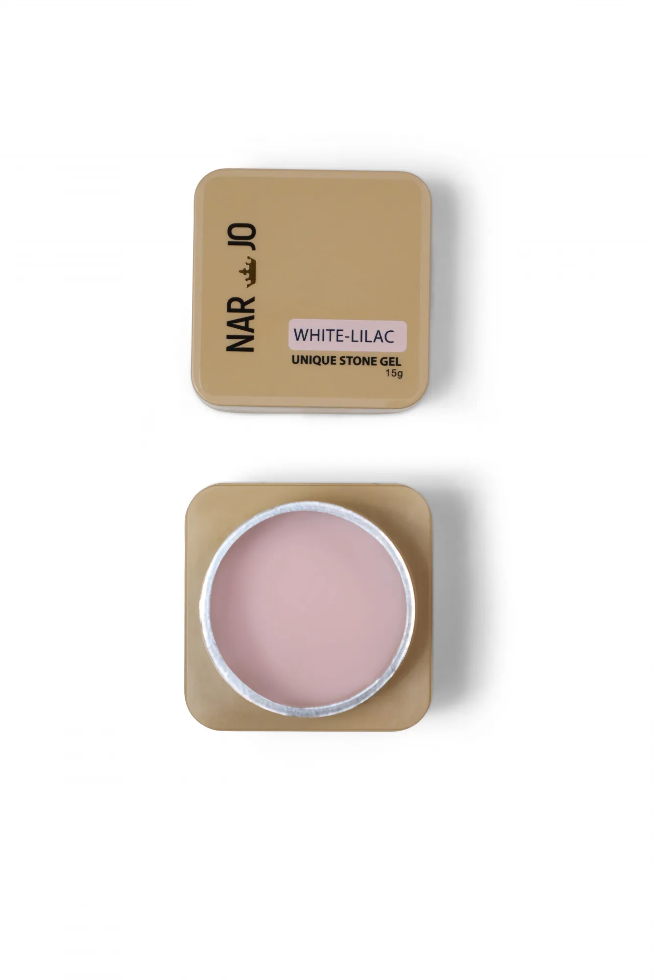 Narjo White-Lilac Unique Stone Gel