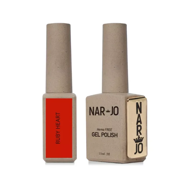 NarJo Ruby Heart Gel Polish